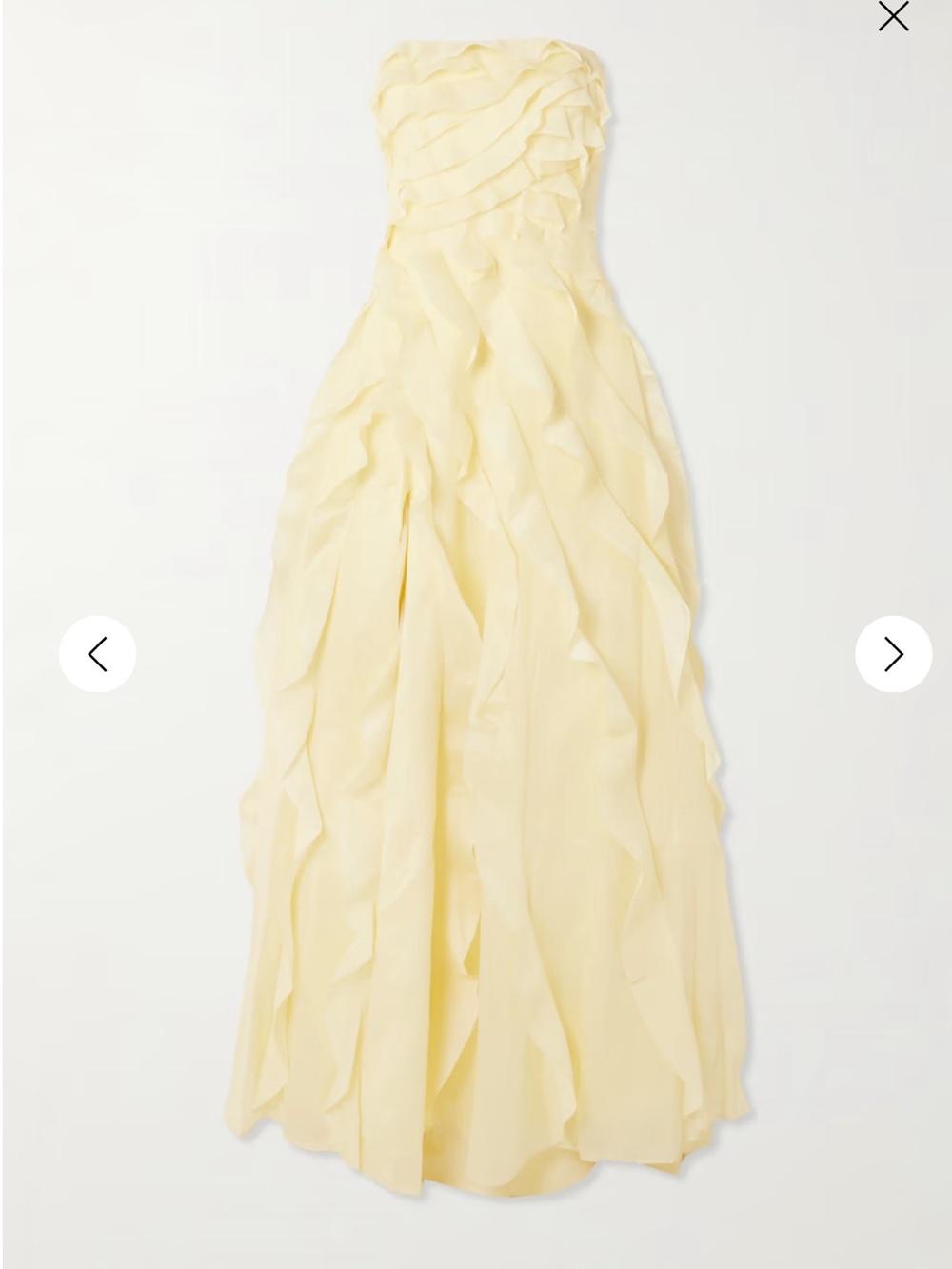Aje Butter Yellow gown